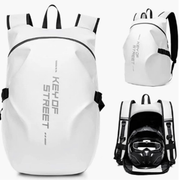 Motorcycle Backpack waterproof helmet backpack for Men